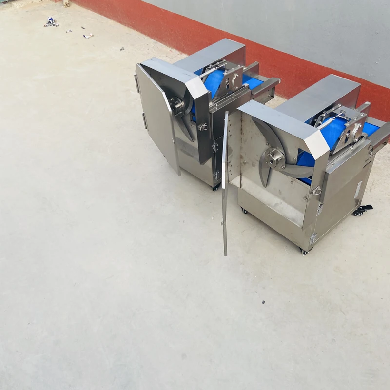 فندق المطبخ الكهربائية الخضراء الورقية السبانخ الكرفس أداة تقطيع الخضروات آلة تقطيع مكعبات الخضار الأوتوماتيكية