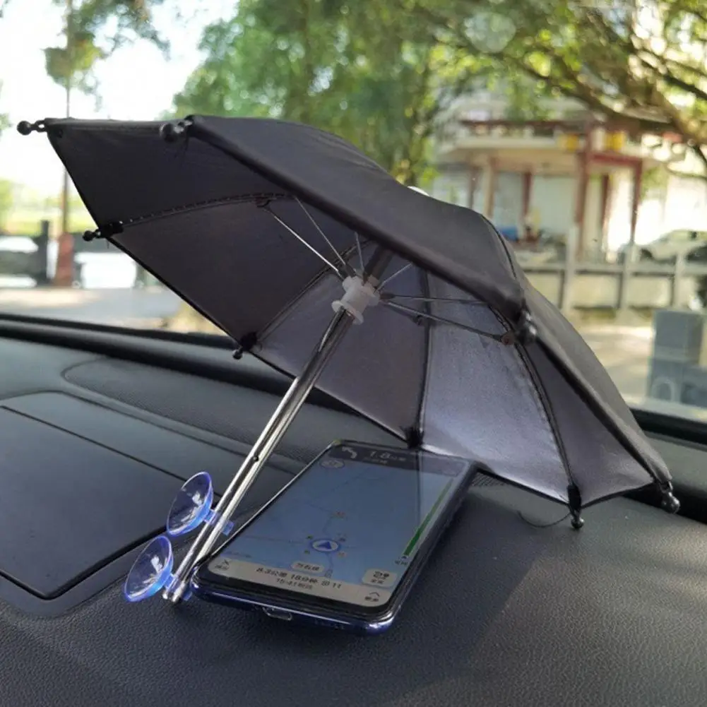 8 Colors Riding Phone Holder Small Umbrella Sun Protection Umbrella Suction Sun Holder Without Cup Navigation Bike ﻿ Electr D6L6