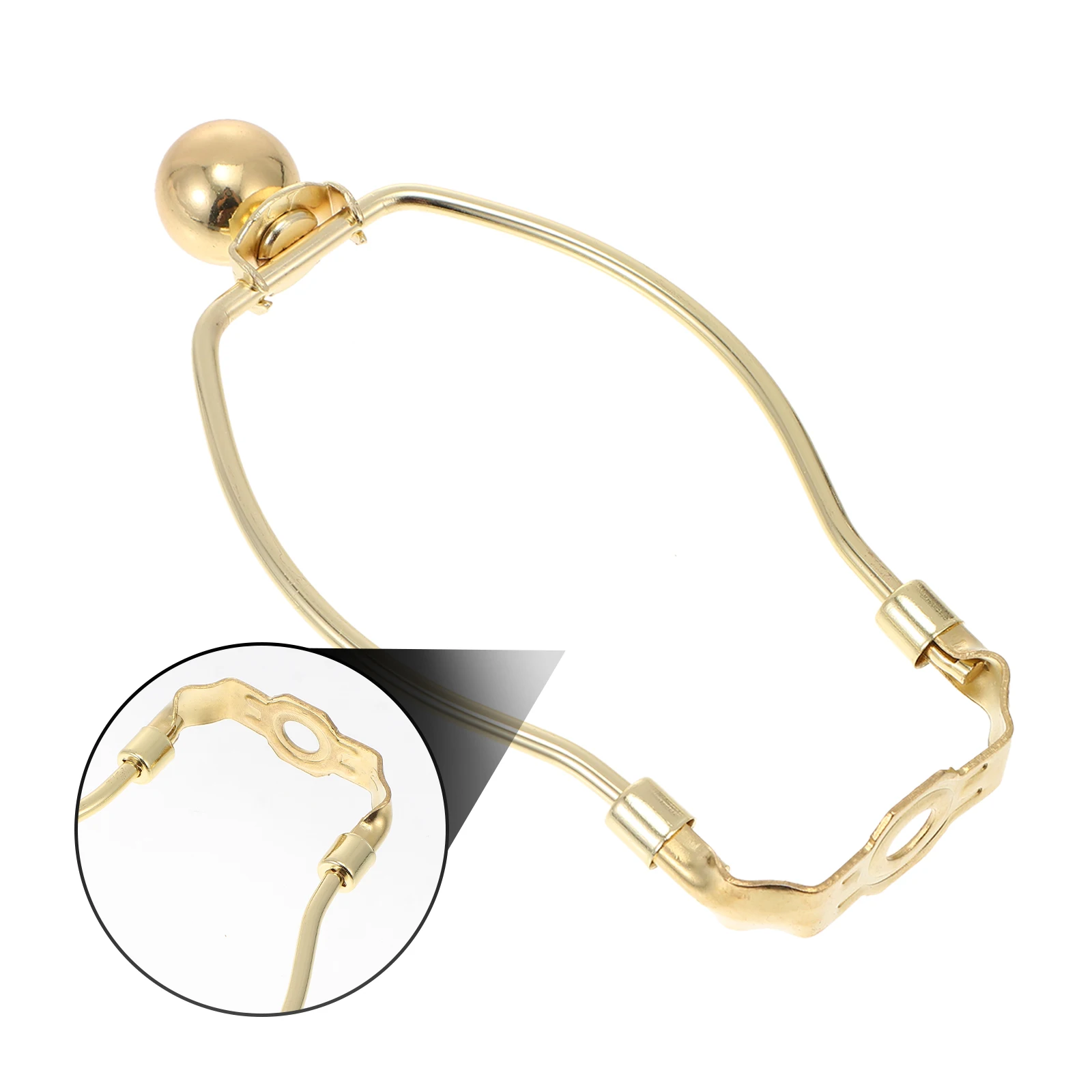 

2 pcs Harp Holder Durable Lampshade Bracket Lampshade Horn Frame For Table Floor Lamp Crystal Light Home Restaurant Cafe Use