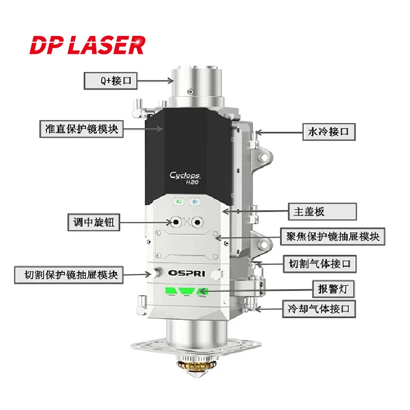20000W OSPRI LCH20 Metal Fiber Laser Cutting Head Laser Equipment Parts