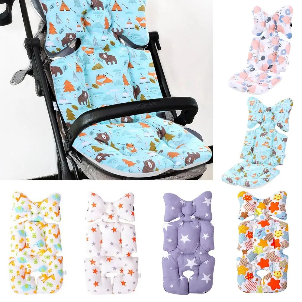 

Keep Warm Soft Cotton Infant Cushion Buggy Pad Newborn Pushchairs Accessories Baby Stroller Seat Pad Child Cart Mat