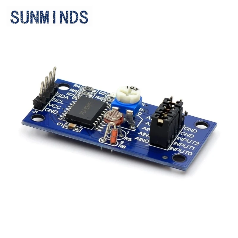 PCF8591 PCF8591P DIP 16-Adapteranschluss DuPont Line Analog-Digital-Digital-Analog-Wandler AD/DA-Konvertierungsmodule