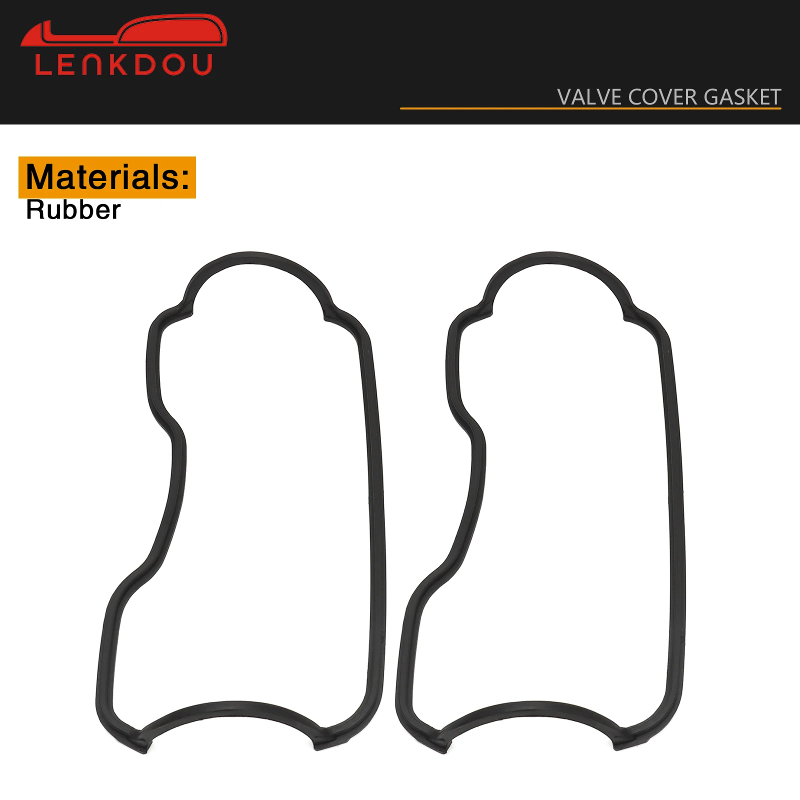 2Pcs Motor Valve Cover Gasket For Honda GL1000 LTD GOLDWING GL1100 GOLD WING ASPENCADE INTERSTATE Replaces OEM # 12391-371-306