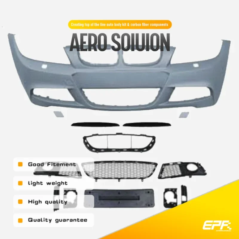 

For BMW E90 Mtech Front Bumper Replacement Exterior Body Part Fitment Accessory