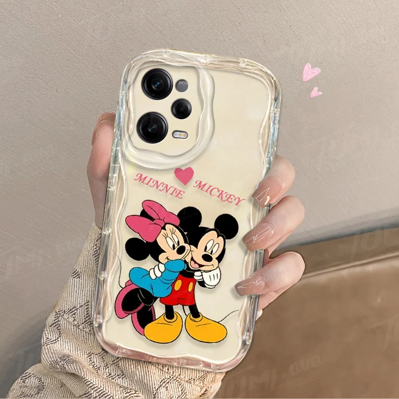 Disney Mickey Mouse Minnie Silicone Case For Xiaomi Redmi Note 13 12 Pro Plus Turbo Speed 12S 12R 11 11S 10 10S 9S 7 8 9 Pro Max