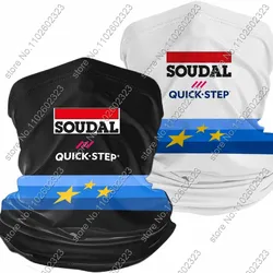 Soudal Quick Step Team 2024 Headwear Cycling Neck Warmer Multifunctional UV Protection Ride Magic Scarf Fishing Hiking Headband