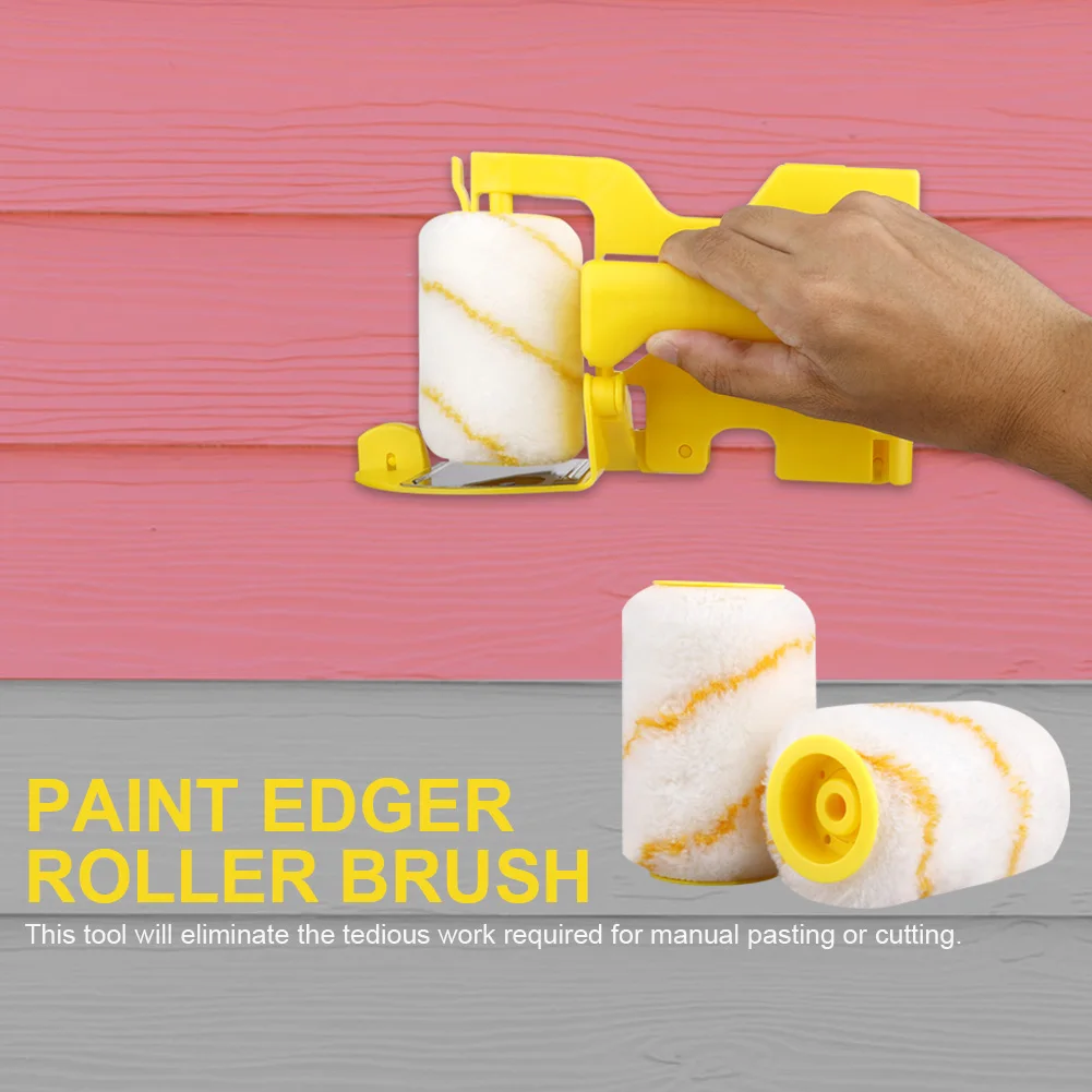 Brosse à rouleau portable multifonctionnelle pour la maison, brosses à rouleaux de détermination, outils de revêtement pour murs et plafonds, bordure de peinture, coupe