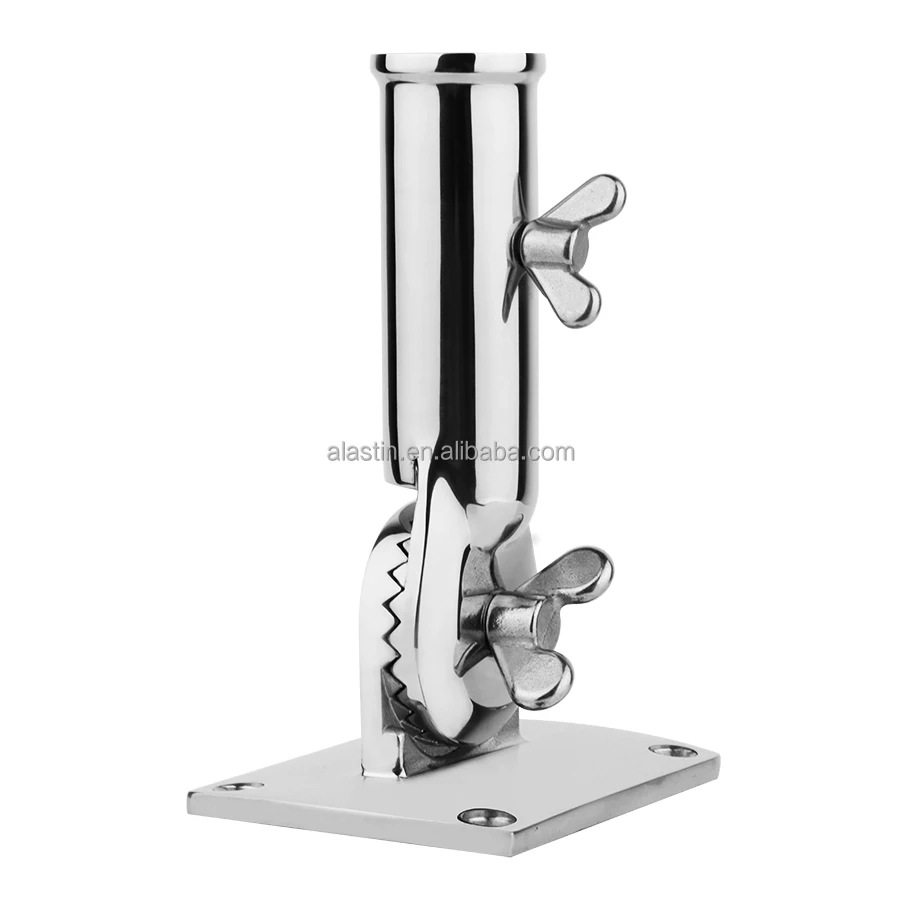 

STLF морская горячая распродажа, зеркальная полированная регулируемая основа для флагштока SS 316 для лодки