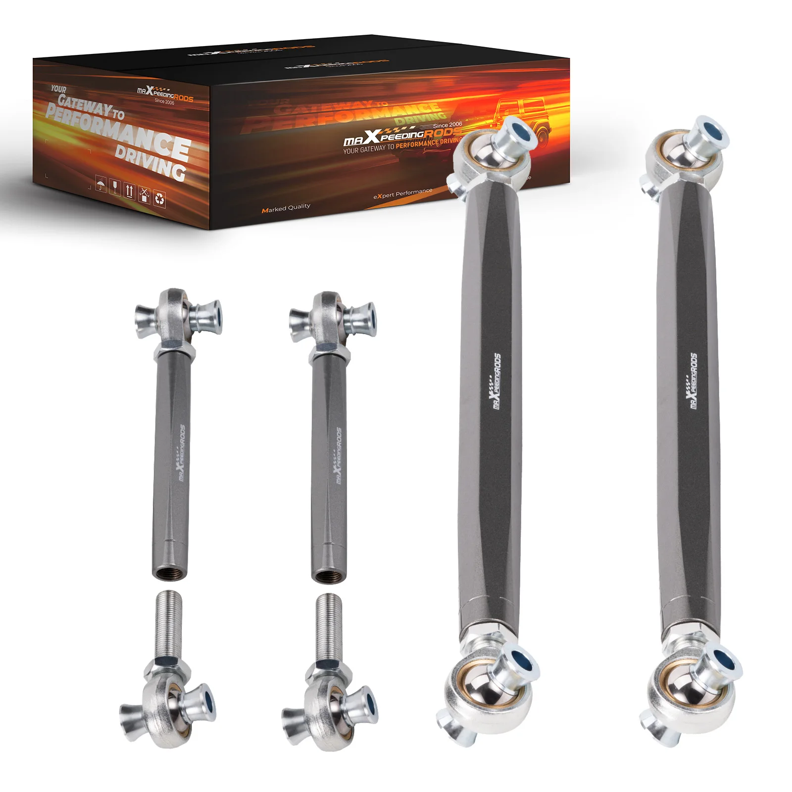 MaXpeedingrods Adjustable Rear Suspension Camber Toe Arm Kit For BMW 3-Series 335i 328i 335i E90 E92 E93 2006-2011