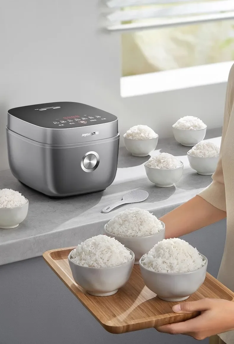 220V Large Capacity Household Rice Cooker, Stainless Steel Inner Pot, Multi-function Rice Cooker, 0 Coating