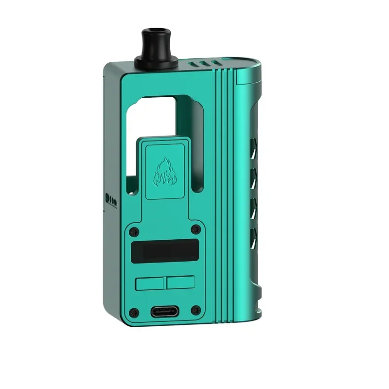 새로운 도착 Mike vapes Blaze Aio Blaze Boro Mod 완전 기계식 Vape Box Mod 지원 88w 출력, 단일 18650 배터리로 구동