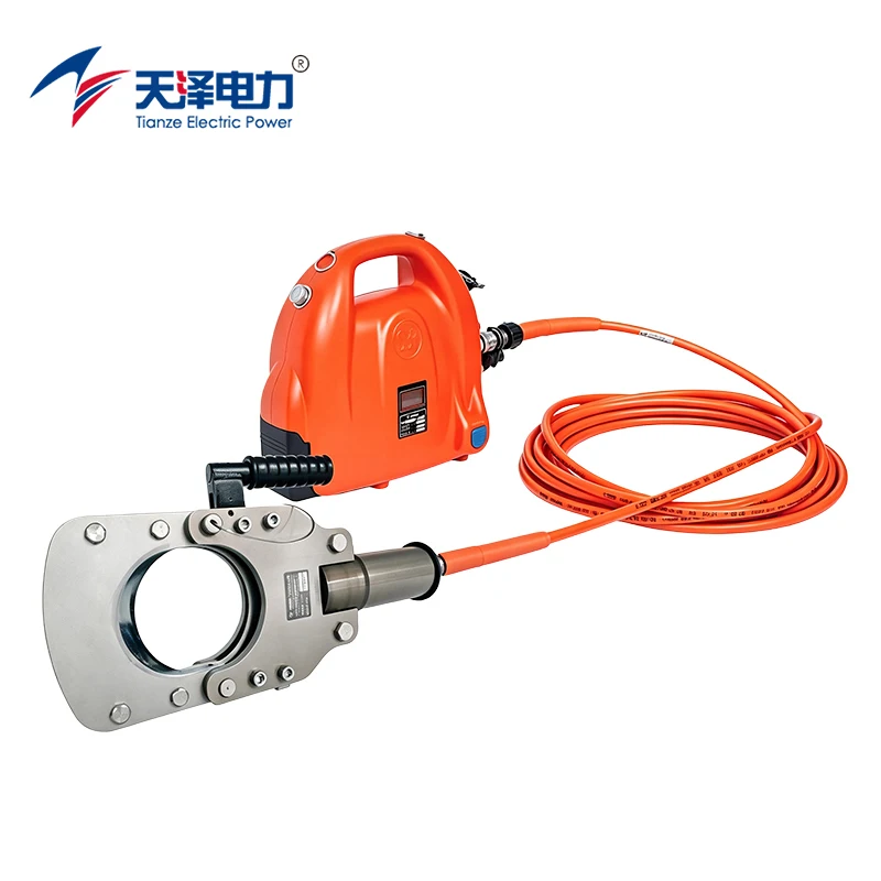 BCP-140R24-KV Battery Remote Hydraulic Safety Cutter 140mm Insulated Cutting Tool For CU/AL Cable With Steel Armored