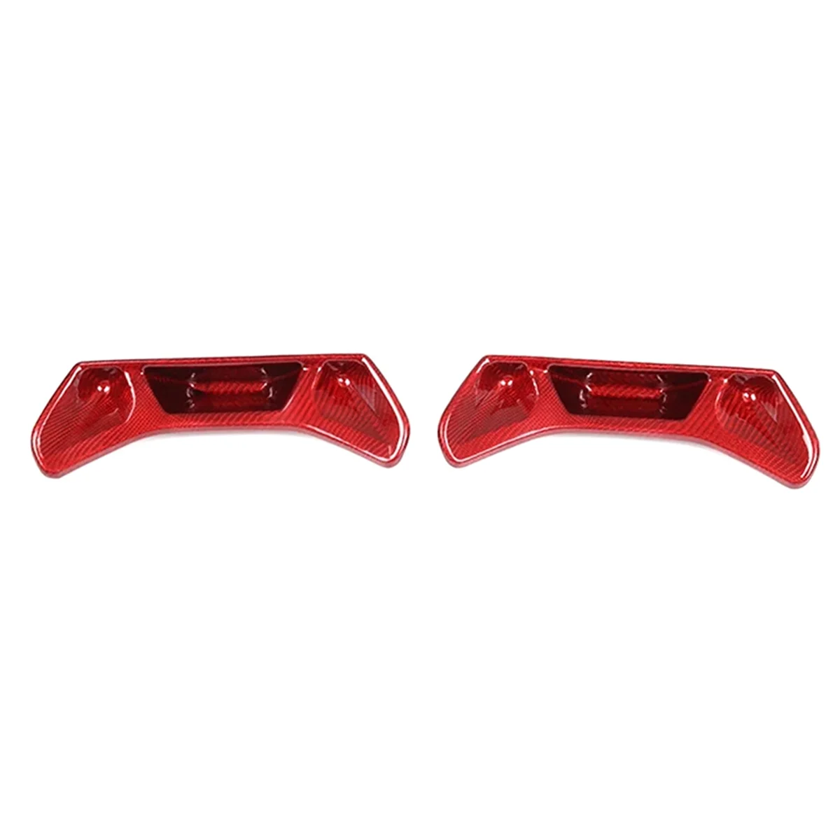 

Carbon Fiber Red Car Seat Backrest Cover Trim Stickers for Toyota Supra GR A90 A91 MK5 2019-2022