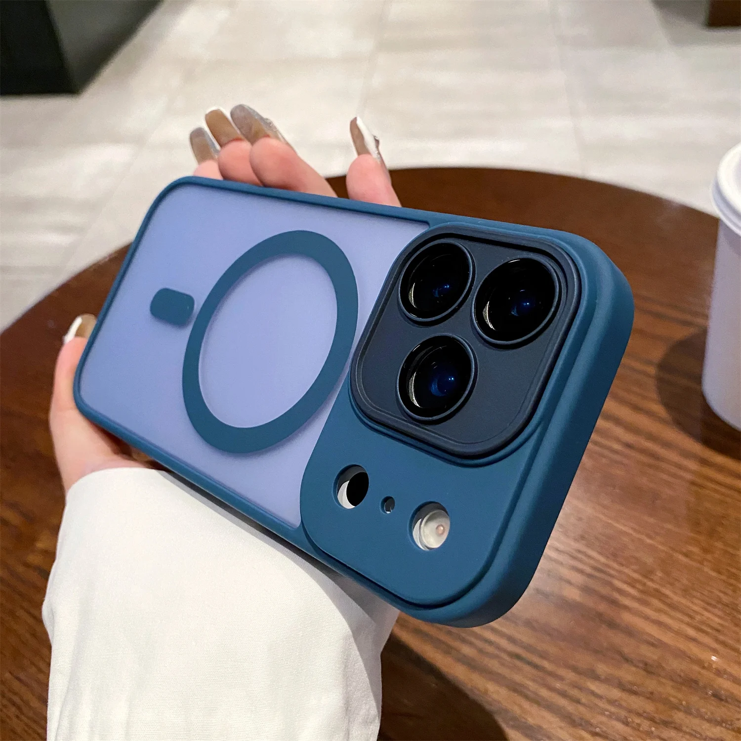 mit Kameraschutz, durchscheinende Abdeckung für iPhone 16, 15, 14, 13, 12 Pro Max Plus, neue iPhone 17 Pro Max Air Matte Case kompatibel