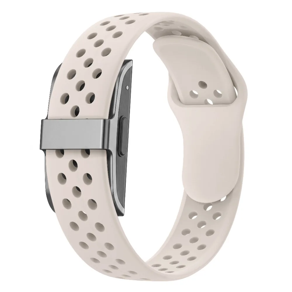 New Silicone Sport Band Soft Loop Fitness Tracker Strap Breathable Adjustable Replacement Wristband for Hume Band for Men Women