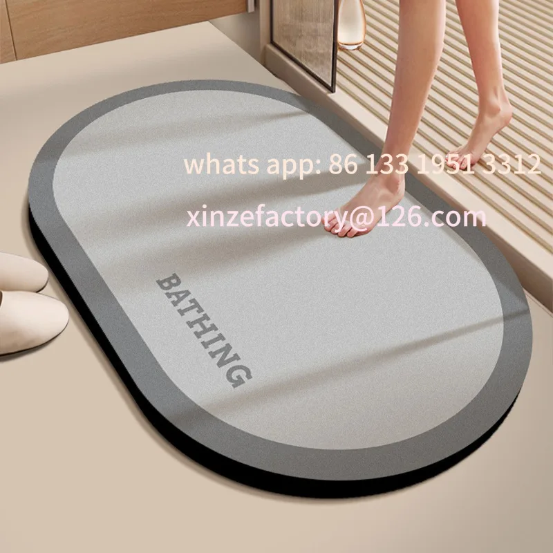 MAT, HUISHOUDEN BADKAMERMAT, DEURDICHT, DIRT-RESISTANT VOETMAT, WATERABSORPTIE, SNELDROGEN, ANTI-SLIP MAT
