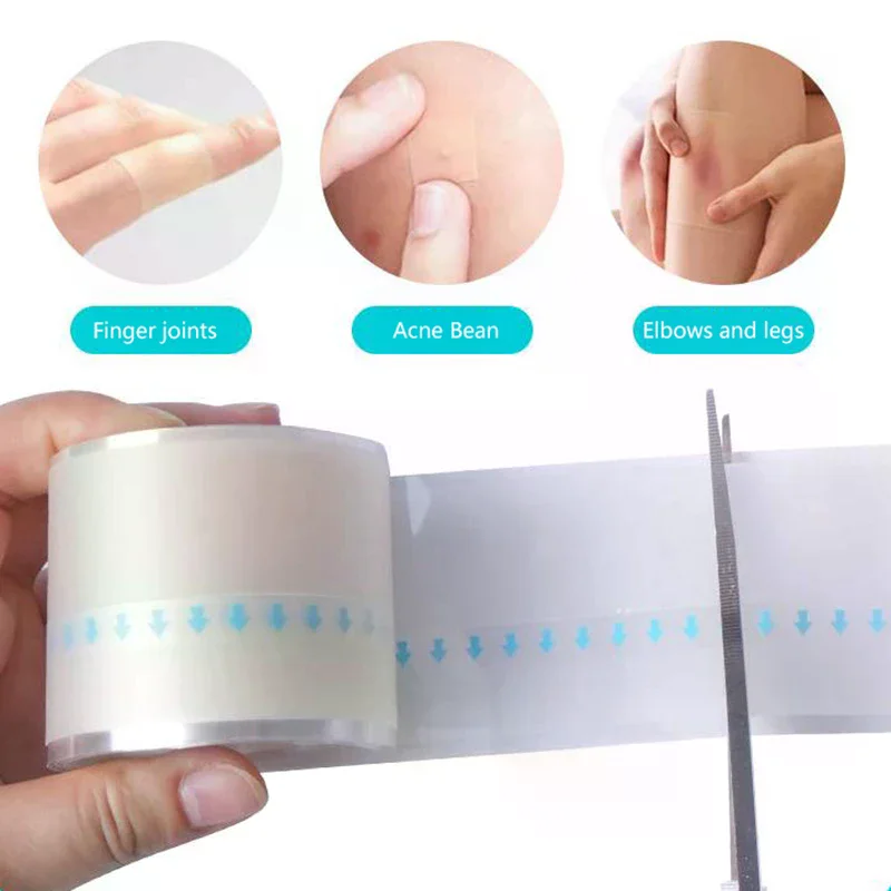1 Roll Hydrocolloid Band Aid Dressings For Effective Wound Care Extra Thin Soft Waterproof Self-Adhesive Scar Cover Tape