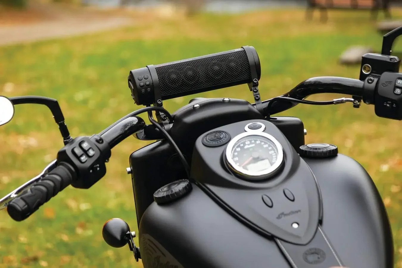 Barre de son de moto MTX Road Thunder, degré météo, haut-parleurs audio montés sur le guidon, plus 2720 W, 300