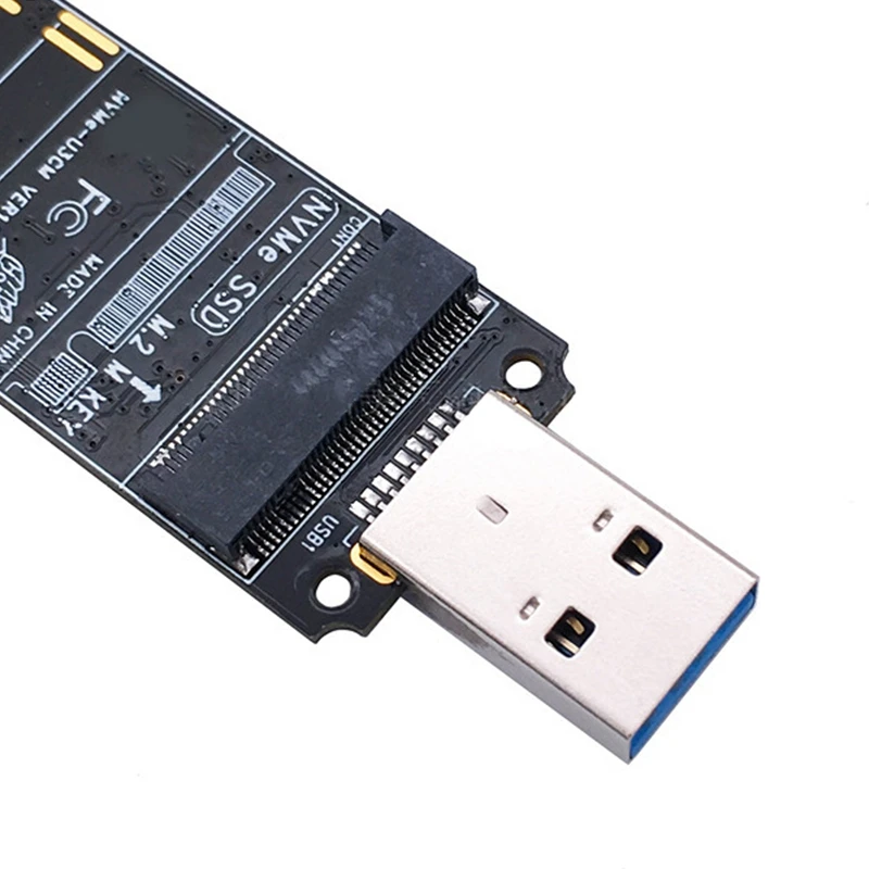 1 Set M.2 NVME SSD To USB 3.1 Adapter Internal Riser Card 10Gbps USB3.1 Gen 2 For M2 Nvme 2230 2242 2260 2280 SSD