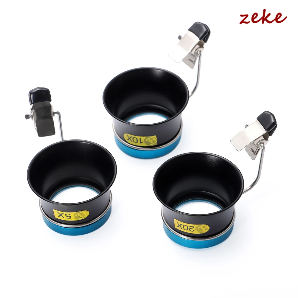 20X 10X 5X النظارات المكبر كليب على العين العدسة المكبرة عدسة المحمولة عملية العدسة لأدوات إصلاح الساعات #5