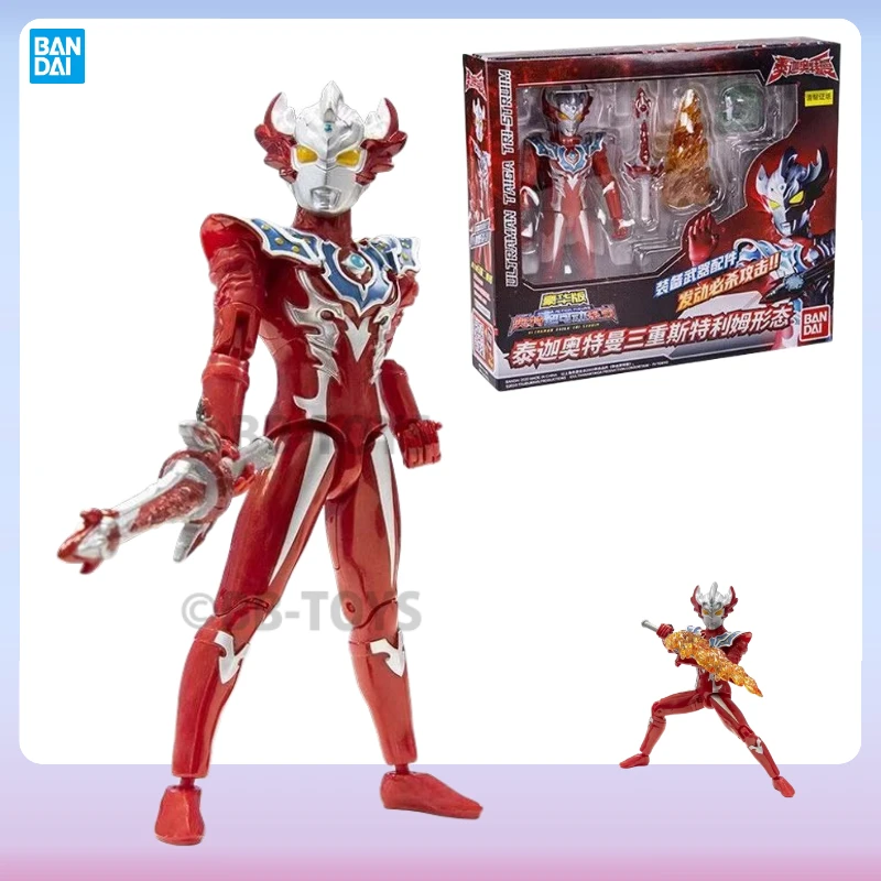 

В наличии Bandai UAF Ultraman Series Victory, супер подвижная аниме экшн-фигурка, коллекционная оригинальная коробка, Готовые Игрушки