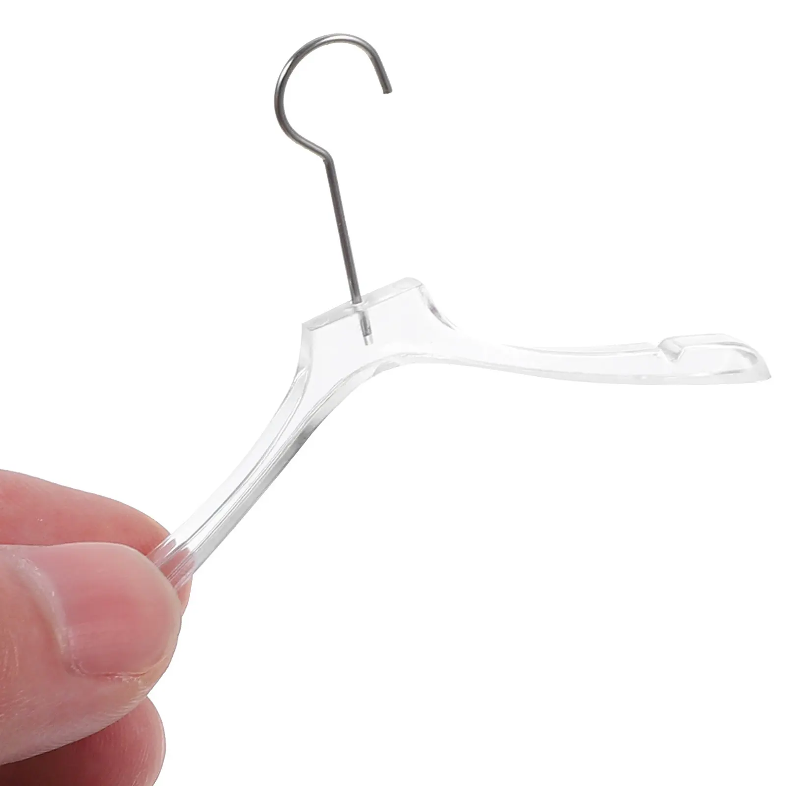 

House Miniature Hangers 5Pc Set of and Plastic Hangers for Clothing Storage Craft Room Decoration