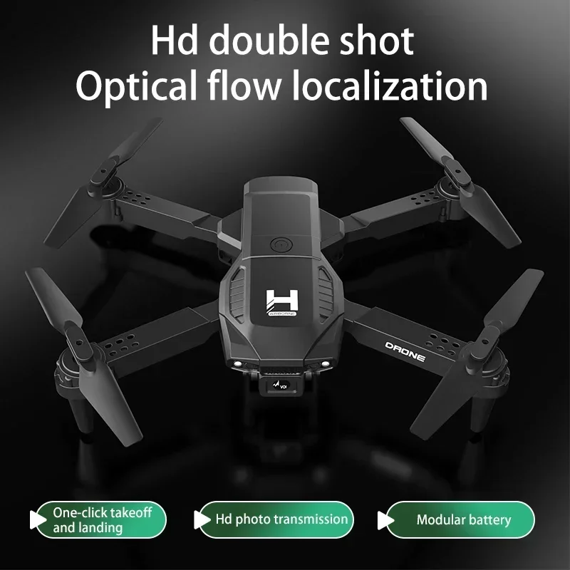 MHD 4K Doppia Fotocamera Flusso Ottico H4 Drone One Key Decollo Atterraggio 360Roll Riconoscimento Gesto Mini Pieghevole Esterno RC Quadcopter