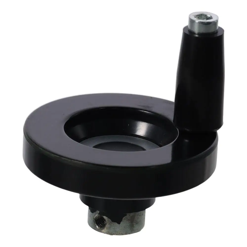 Flexible Operation Bakelite Hand Wheel Black 63mm / 2.48