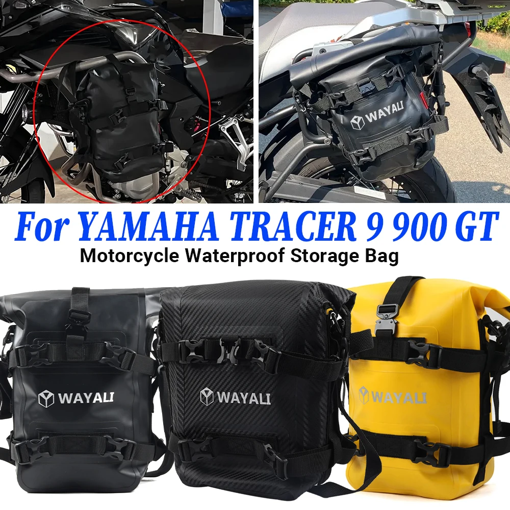 

Для YAMAHA TRACER 9 900 GT 9GT 900GT Tracer9 GT 2023 2024 аксессуары для мотоциклов рама Противоударная сумка водонепроницаемая сумка для ремонтного инструмента