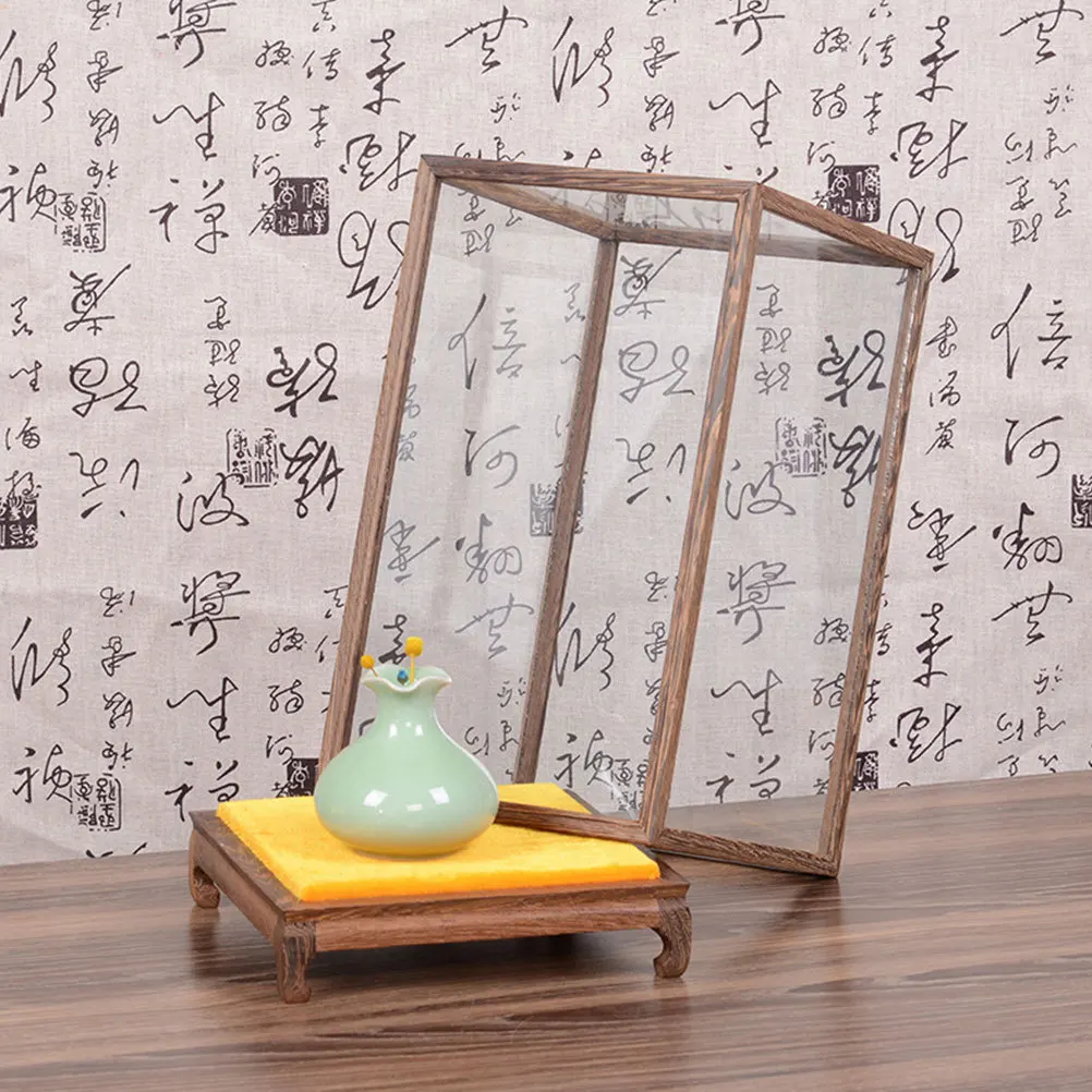 

Household Transparent Display Case Clear Premium Material Multi-Function Display Box Desktop Protective Glass Box Home Organizer