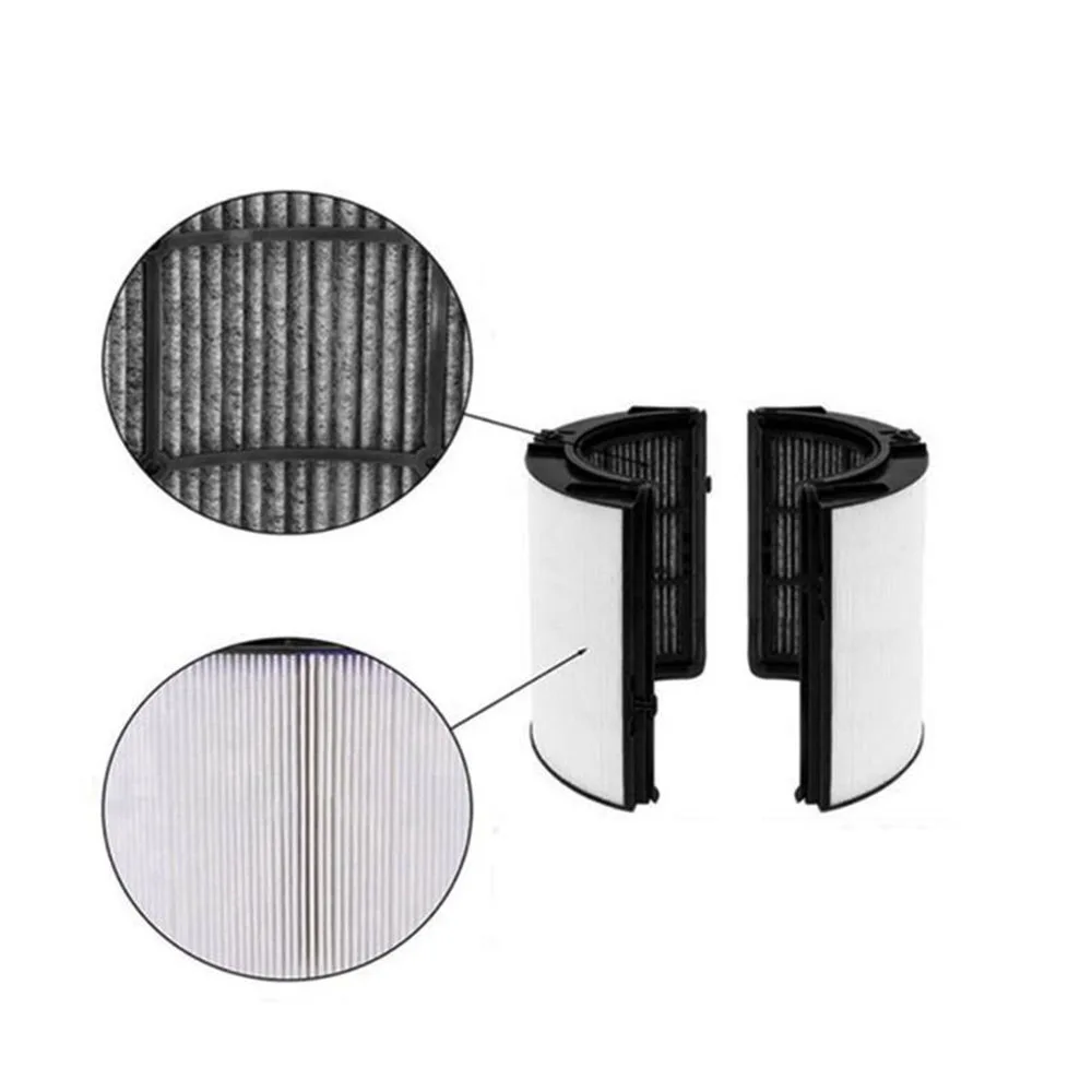 HEPA e filtro do purificador do ar do carbono, 2 em 1, peças de filtro para Dyson HP04, TP04, DP04, PH04, PH03, PH02, PH01, HP09, TP09, HP07, TP07, HP06, TP06