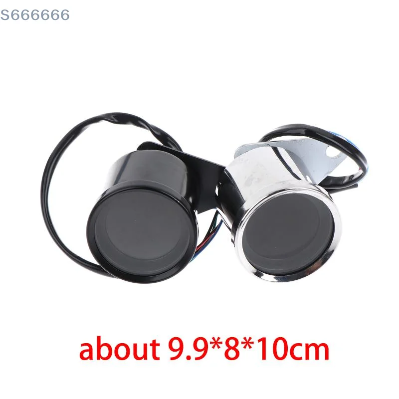Medidor modifiável para scooter de motocicleta com velocímetro LED digital universal, odômetro, medidor de combustível