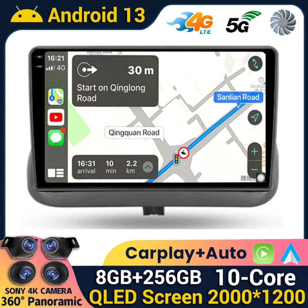 

Android 13 Wireless Carplay Auto Car Radio For Toyota Corolla E110 VIII 1995-2002 4G+WIFI GPS Multimedia Player Stereo Head Unit