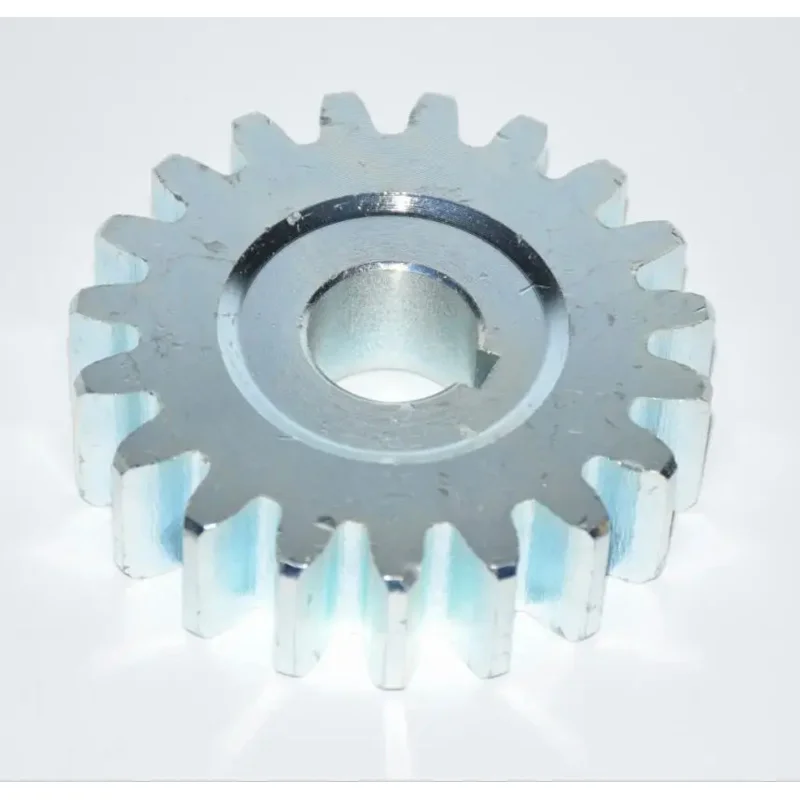 

steel gear pinion for sliding gate motor M4 19 teeth 21mm in internal diamter 82mm in external diameter