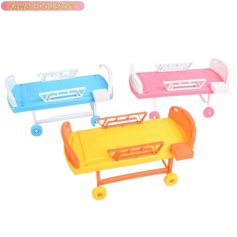 1 Peça Cama de Hospital de Simulação para Brincar de Médico e Enfermeiro(a), Acessório de Brinquedo para Bonecas, Cama Médica, Brinquedo Infantil para Casa