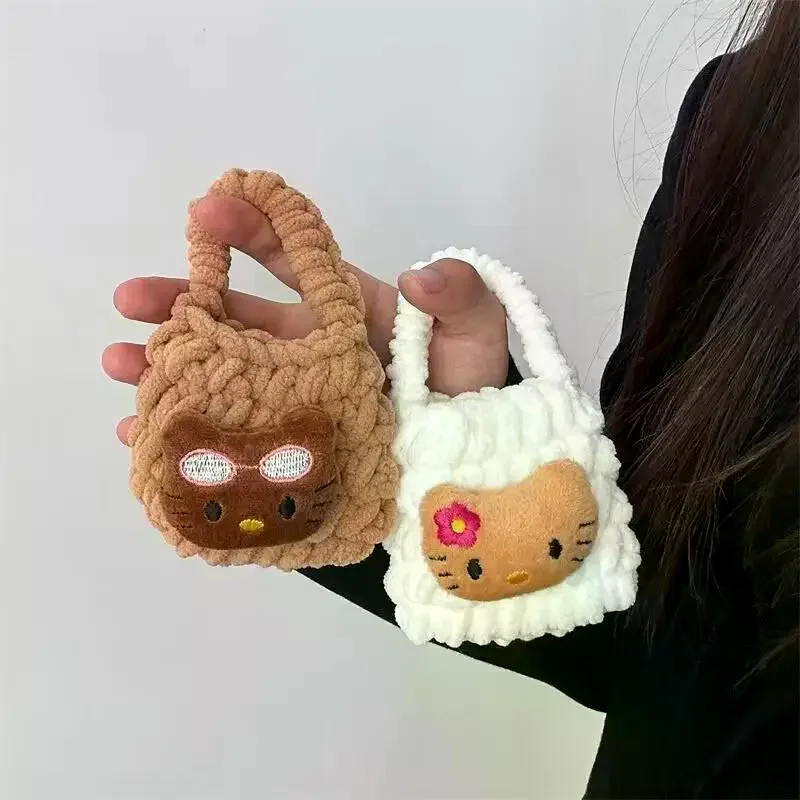 

Mini Change Storage Bag Cute Girly Heart Gift Sanrio Anime Headphone Bag Hello Kitty Cartoon Hawaii Anti-fall Protective Case