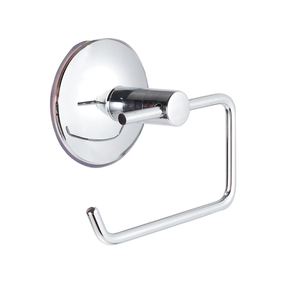 

Stainless Steel Suction Cup Toilet Paper Holder Wall Mounted Roll Paper Holder Towel Rack Space Saving for Bathroom Home