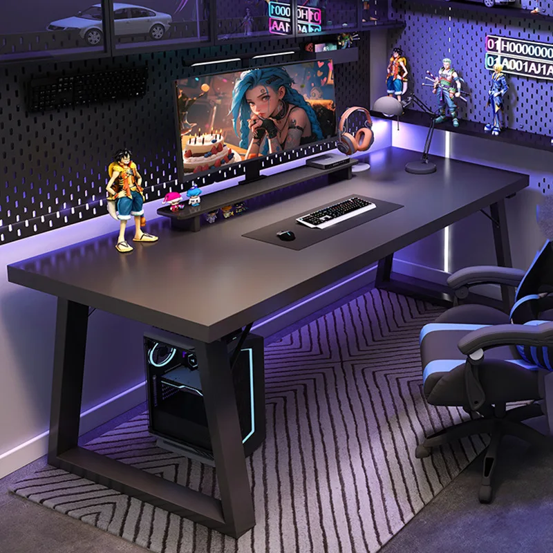 Gaming table Double computer table Desktop home desk Desk Bedroom Small apartment table Workbench