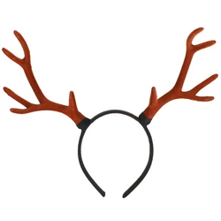 Antler Christmas Ornament Headband Lovely Xmas Deer Branch Christmas Ornament Headband Multipurpose Funny Xmas Antler Headwear