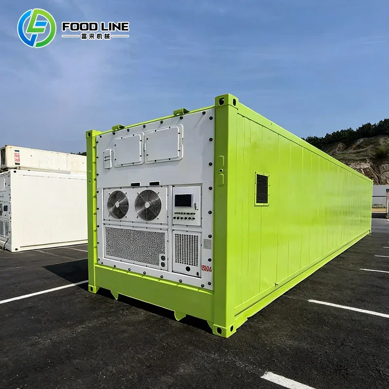 Customized Large Commercial Mushroom Farm Automated Hydroponic Growing Container with Advanced Control Systems