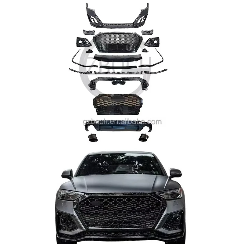 

STLF AUTO Body Kit for Audis Q5 Modify RSQ5 Car Accessories Front Bumper Diffuser Car Grille