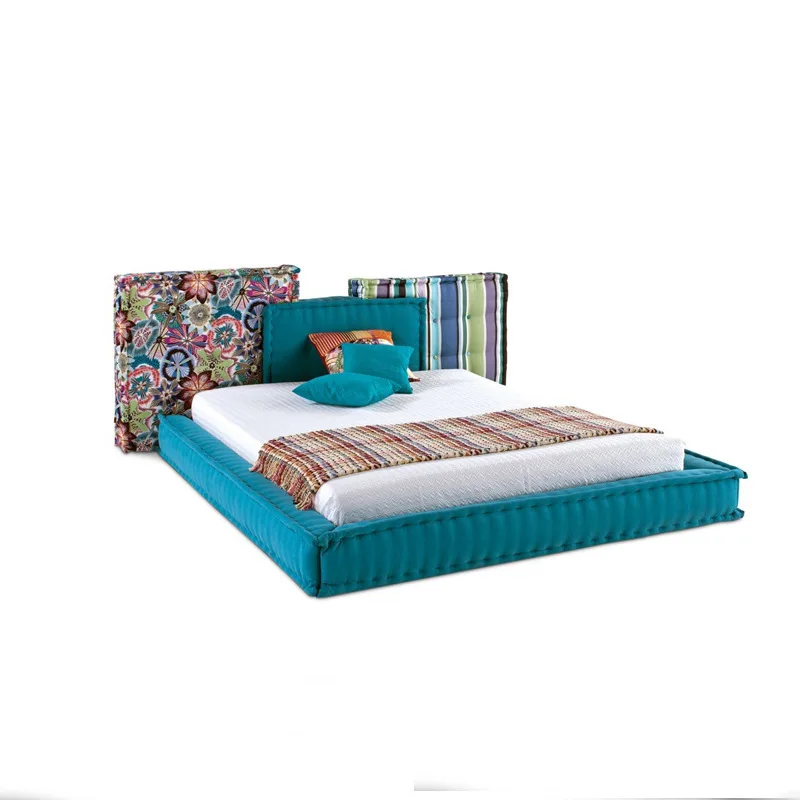 Mahjong Bed and Breakfast Villa Luoqi Baobao French Roach Combination Good Night Double Bed Master Bedroom