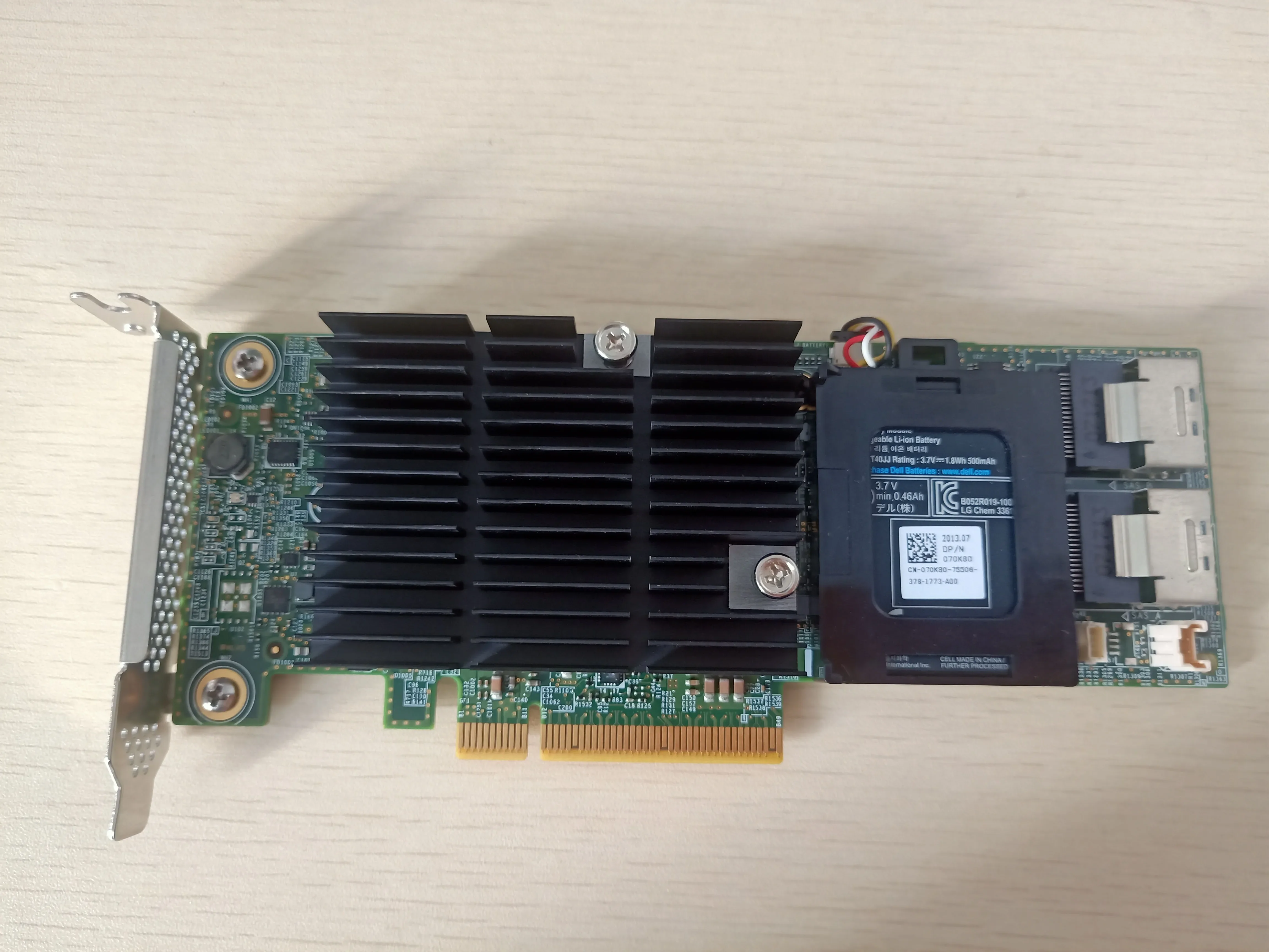 H710 Large Card Raid SAS Array Card 512M Cache with Battery 0vm02c H730