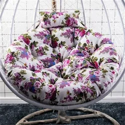 New Swing Hanging Basket Seat Cushion Soft Egg Chair Pad for Garden Indoor Outdoor Balcony Rocking Chair Silla Cushion(No Chair)