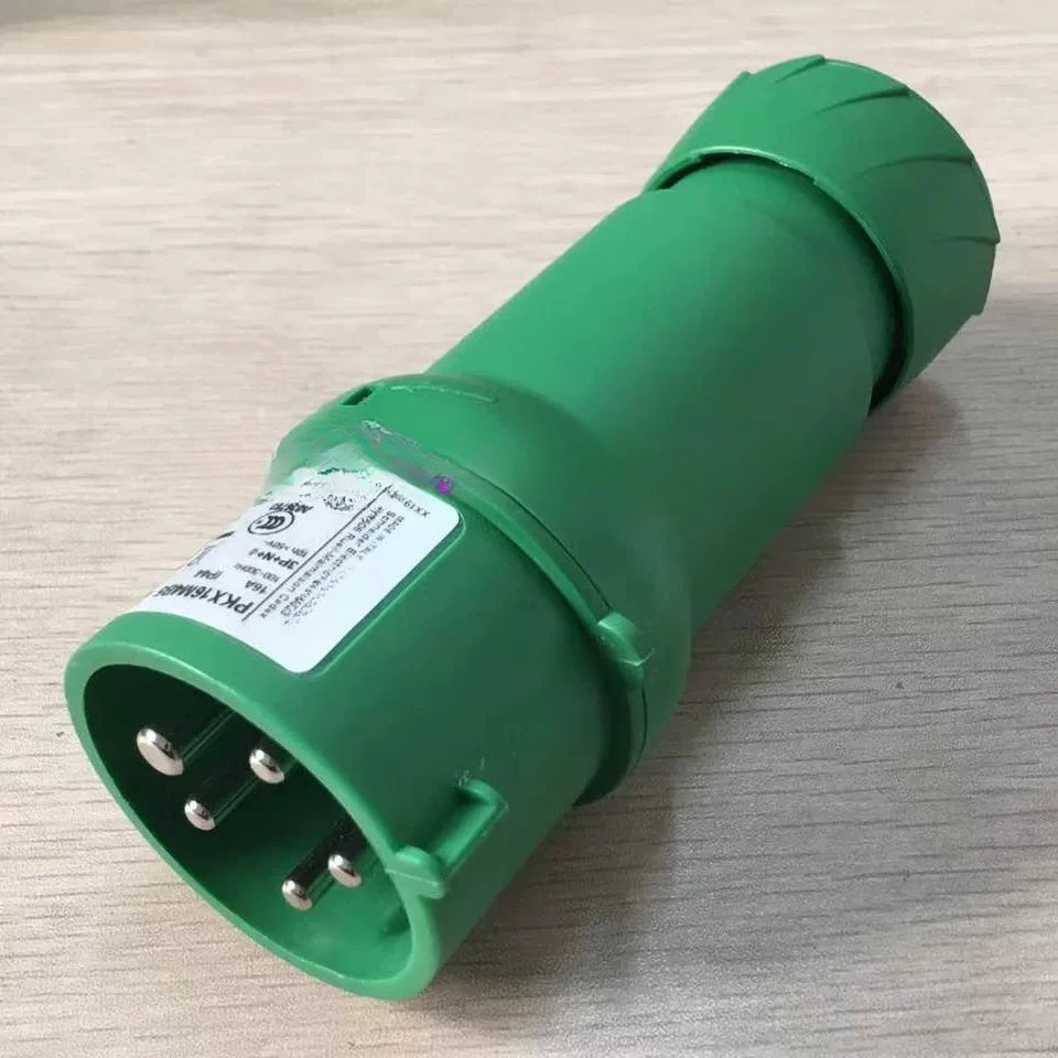 PKX16M4B5 Industrial Plug, Screed Heating Connector for Vogele Asphalt Paver