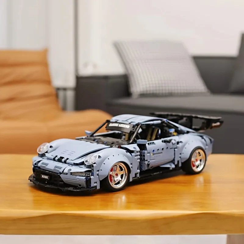 

New building blocks for assembling large sports cars, boys' toys, car models, high difficulty gift