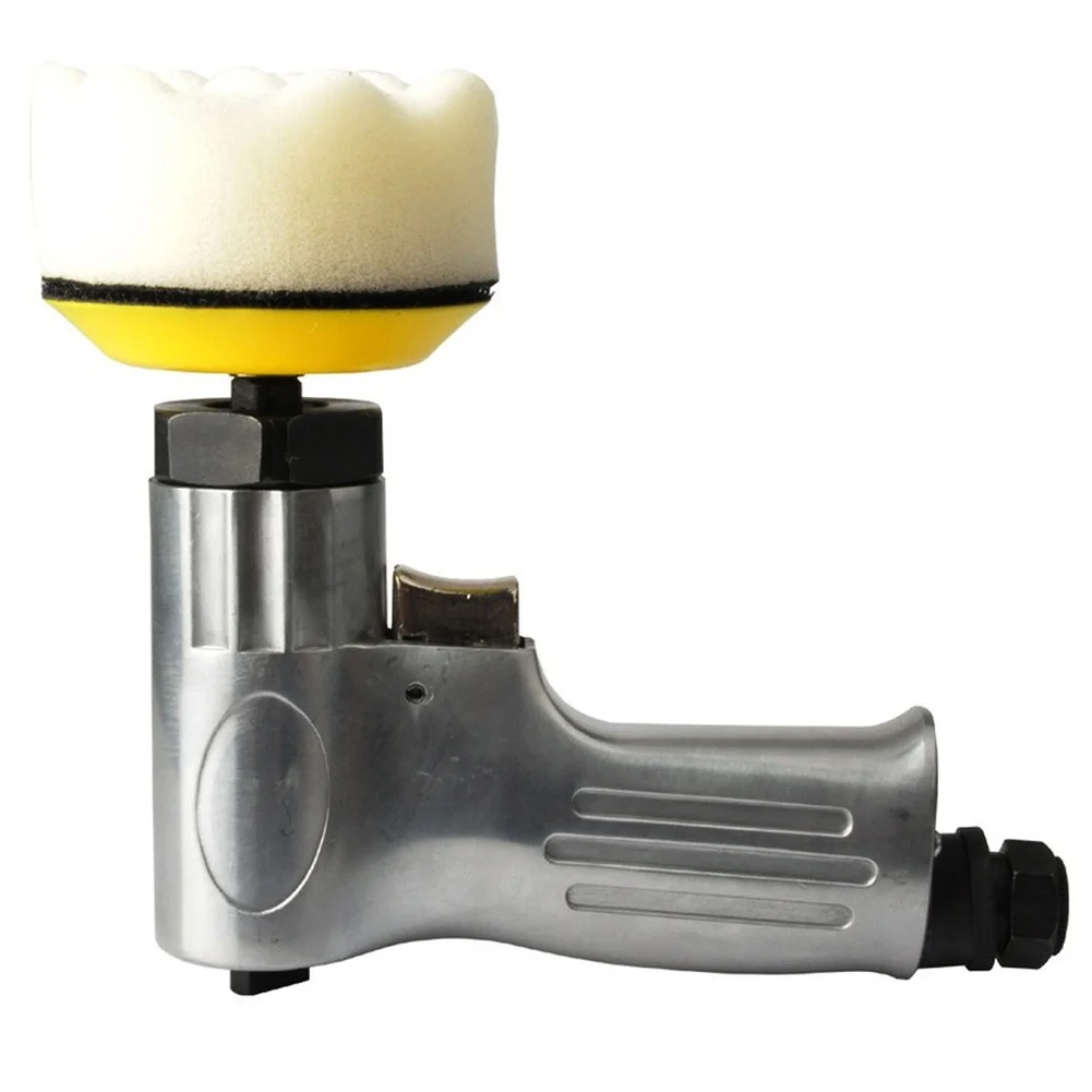 3 Inch Pneumatic Orbital Air Sander with Sanding Pad 2000 RPM 3.1 CFM Air Consumption for Fine Finishing Tasks