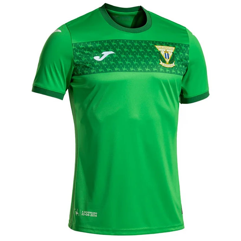 

24-25 La Liga hot selling team Leganes top summer casual sports outdoor loose top 3D printed T-shirt non customized