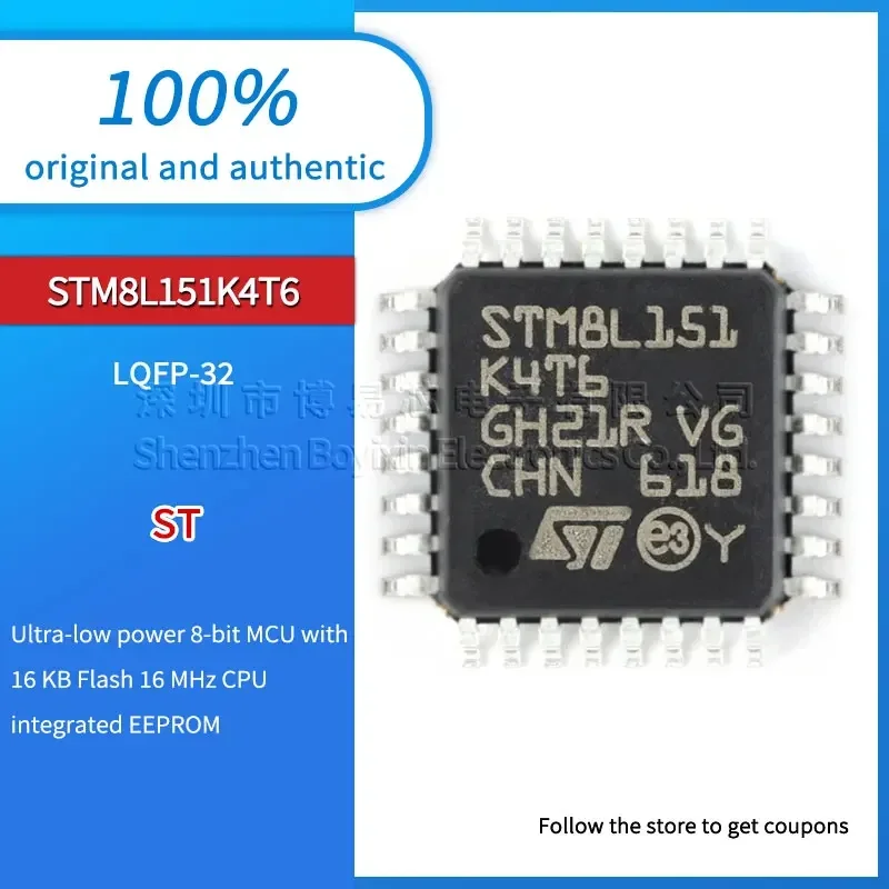 

Original genuine STM8L151K4T6 LQFP32