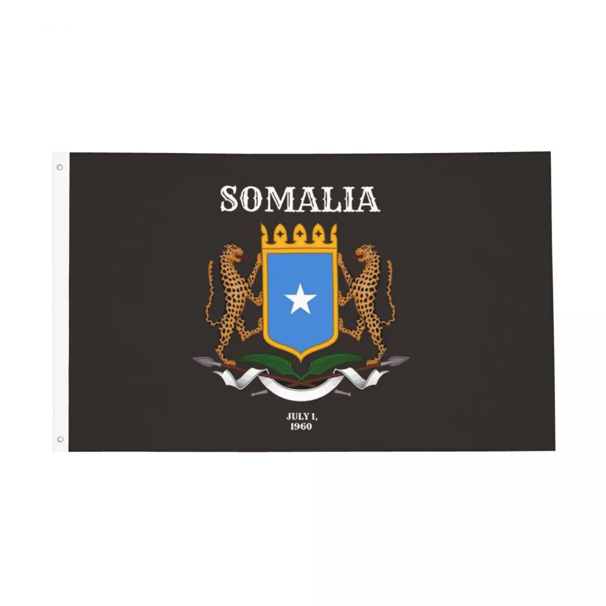 Somalia Flags Double Sided Outdoor Banner Somali Flag Polyester Home Room Dorm Wall Decor 90x150cm